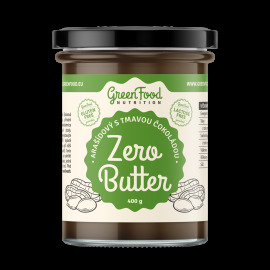 Greenfood Zero Butter Arašidový s tmavou čokoládou 350g