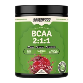 Greenfood Performance BCAA 2:1:1 malina 420g