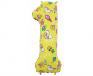 Godan Fóliový balón číslo 1 - party - 78 cm - cena, srovnání