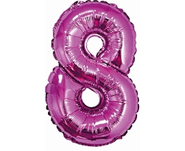 Godan Fóliový balón číslo 8 malý - fialová - 35 cm