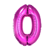 Godan Fóliový balón číslo 0 - fialová - 92 cm - cena, srovnání