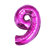 Godan Fóliový balón číslo 9 - fialová - 92 cm - cena, srovnání