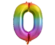 Godan Fóliový balón číslo 0 - dúhová - 92 cm - cena, srovnání