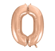 Godan Fóliový balón číslo 0 - ružovo zlatá - 92 cm - cena, srovnání