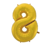 Godan Fóliový balón číslo 8 - zlatá matná - 92 cm - cena, srovnání