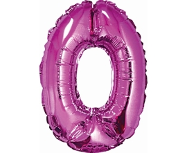 Godan Fóliový balón číslo 0 malý - fialová - 35 cm