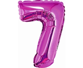 Godan Fóliový balón číslo 7 malý - fialová - 35 cm