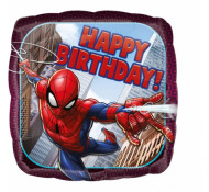 Amscan Fóliový balón 18" - Square Spiderman Happy Birthday - cena, srovnání