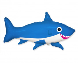 Godan Fóliový balón 24" Usmievavý žralok - modrá