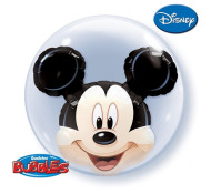 Qualatex Fóliový balón BUBBLES 24" - Mickey 61cm - cena, srovnání