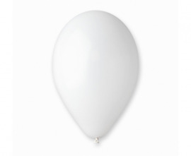 Godan Latexový balón "Pastelový" 12" / 30 cm - biela