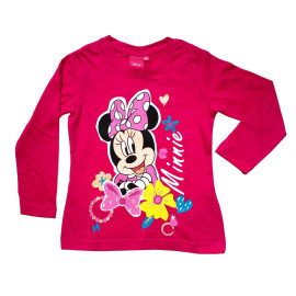 Setino Dievčenské tričko s dlhým rukávom Minnie Mouse