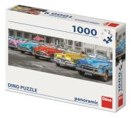 Dino Puzzle Autá panoramic 1000 - cena, srovnání