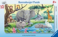 Ravensburger Afrcké zvieratá 15 dielikov - cena, srovnání