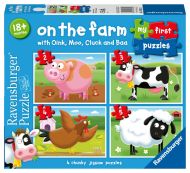Ravensburger Moje prvé puzzle Na farme 2/3/4/5 - cena, srovnání