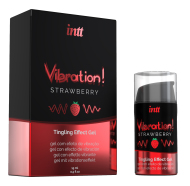 Intt Vibration! Strawberry Tingling Gel 15ml - cena, srovnání