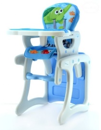 Euro Baby Jedálenská stolička 2v1 Modrý oceán