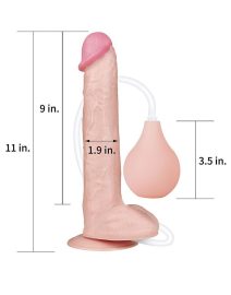 Lovetoy Squirt Extreme Dildo Flesh 28cm