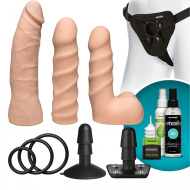 Doc Johnson Vac-U-Lock Dual Density Starter Set Flesh - cena, srovnání