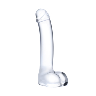 Gläs Realistic Curved Glass G-Spot Dildo - cena, srovnání