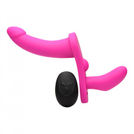 Strap U Double Take 10X Penetration Vibrating Strap-On - cena, srovnání