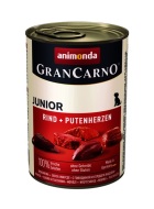 Aminonda GranCarno Junior hovädzie/morčacie srdcia 400g - cena, srovnání