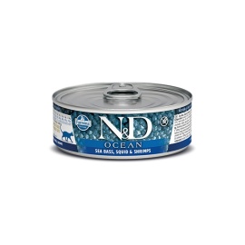 N&D OCEAN Adult Sea Bass & Squid & Shrimps 80g