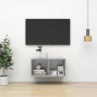 vidaXL Nástenná TV skrinka betónová sivá 37x37x72 cm drevotrieska - cena, srovnání