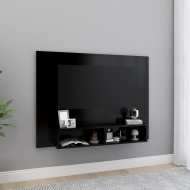 vidaXL Nástenná TV skrinka čierna 120x23,5x90 cm drevotrieska - cena, srovnání