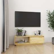 vidaXL TV skrinka 110x30x33,5 cm borovicový masív - cena, srovnání