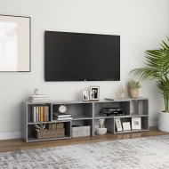 vidaXL TV skrinka betónová sivá 149x30x52 cm drevotrieska - cena, srovnání