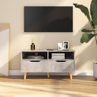 vidaXL TV skrinka betónová sivá 90x40x48,5 cm drevotrieska - cena, srovnání