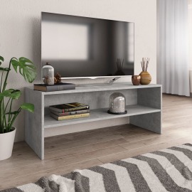 vidaXL TV skrinka betónovo-sivá 100x40x40 cm drevotrieska