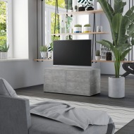 vidaXL TV skrinka, betónovo sivá 80x34x36 cm, drevotrieska - cena, srovnání