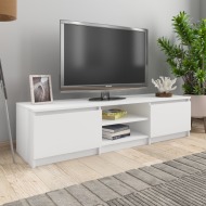 vidaXL TV skrinka, biela 140x40x35,5 cm, drevotrieska - cena, srovnání