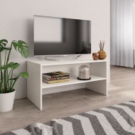 vidaXL TV skrinka biela 80x40x40 cm drevotrieska - cena, srovnání