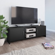 vidaXL TV skrinka čierna 120x30x37,5 cm drevotrieska - cena, srovnání