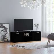 vidaXL TV skrinka, čierna 120x34x37 cm, drevotrieska - cena, srovnání
