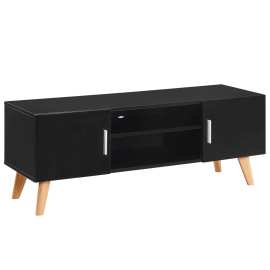 vidaXL TV skrinka čierna 120x40x46 cm MDF