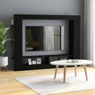 vidaXL TV skrinka, čierna 152x22x113 cm, drevotrieska - cena, srovnání