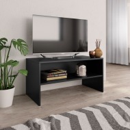 vidaXL TV skrinka čierna 80x40x40 cm drevotrieska - cena, srovnání