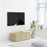 vidaXL TV skrinka, dub sonoma 80x34x30 cm, drevotrieska - cena, srovnání