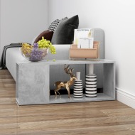vidaXL TV skrinka lesklá betónová sivá 80x24x32 cm drevotrieska - cena, srovnání