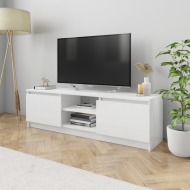 vidaXL TV skrinka, lesklá biela 120x30x35,5 cm, drevotrieska - cena, srovnání