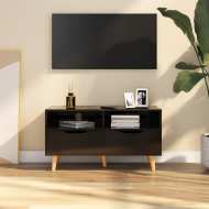 vidaXL TV skrinka lesklá čierna 90x40x48,5 cm drevotrieska - cena, srovnání