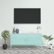 vidaXL TV skrinka mätovo-zelená 105x35x50 cm oceľ - cena, srovnání