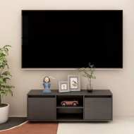 vidaXL TV skrinka sivá 110x30x40 cm borovicový masív - cena, srovnání