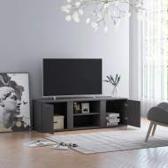 vidaXL TV skrinka, sivá 120x34x37 cm, drevotrieska - cena, srovnání