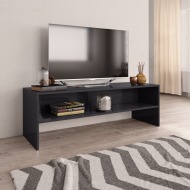vidaXL TV skrinka sivá 120x40x40 cm drevotrieska lesklá - cena, srovnání