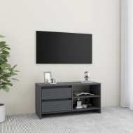 vidaXL TV skrinka sivá 80x31x39 cm borovicový masív - cena, srovnání